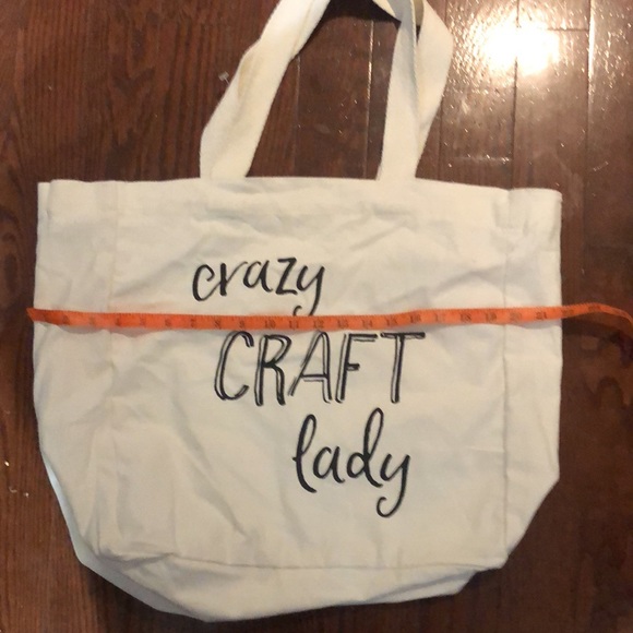 Crazy. Craft Lady reusable bag made in India - Picture 3 of 7